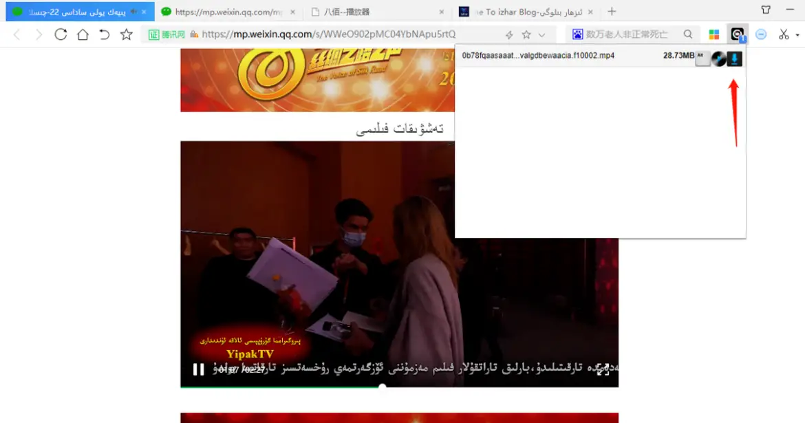 图片[1]-ۋىدىئو ئۇلانمسىنى كۆچۈرۈش ۋە چۈشۈرۈش قىستۇرمىسى-Bloger